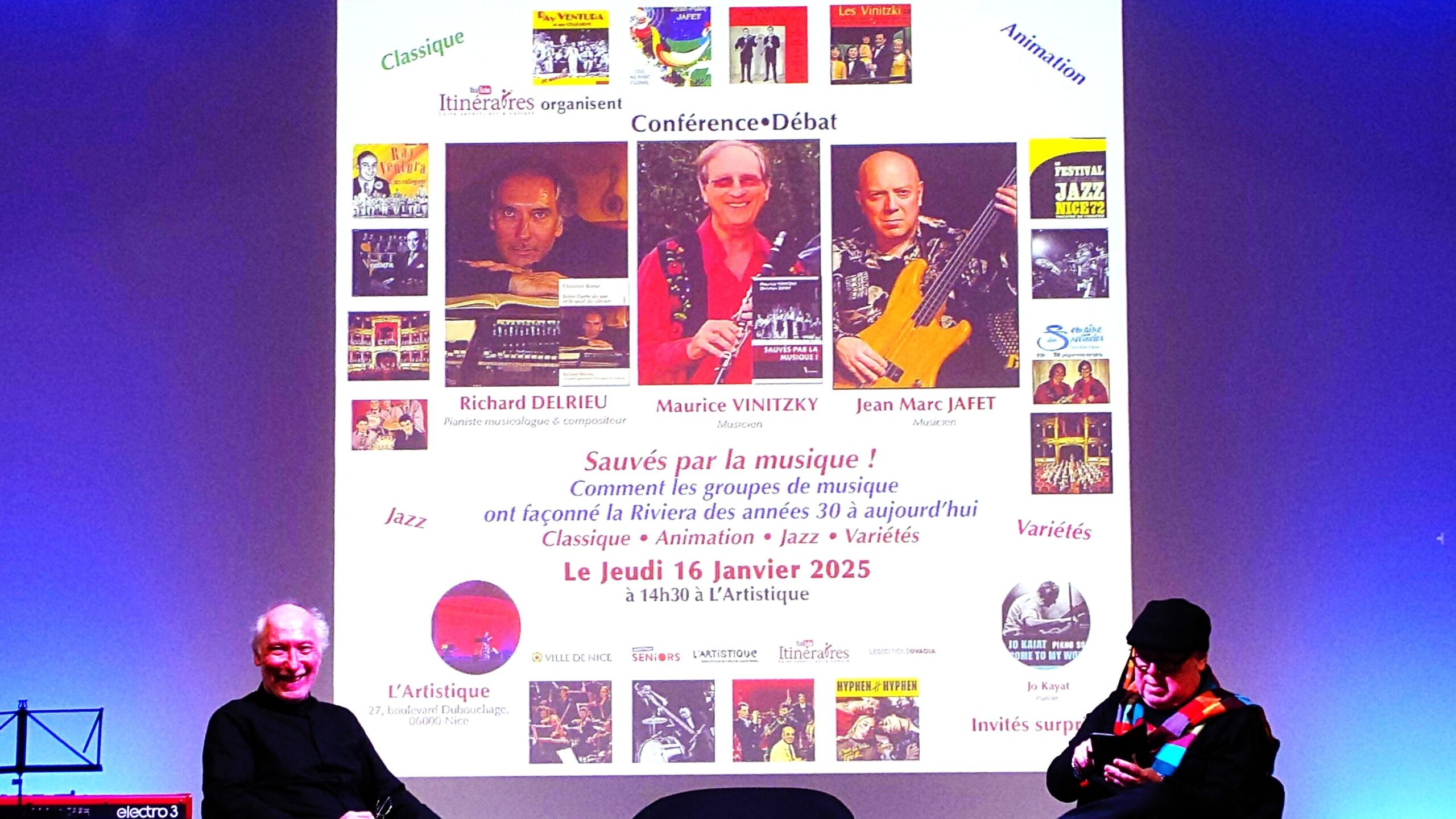 Musiikin pelastamat keskustelevat